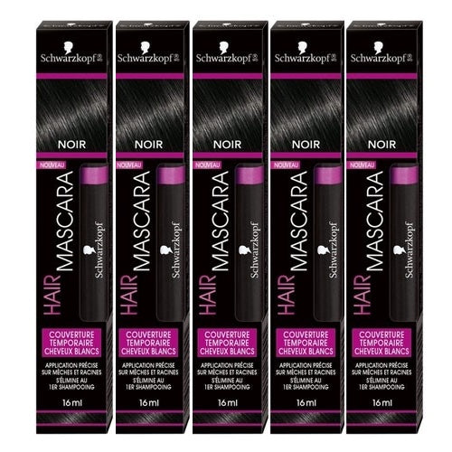 Schwarzkopf Hair Mascara Hair Colour 32 ml  Black( Pack of 24)